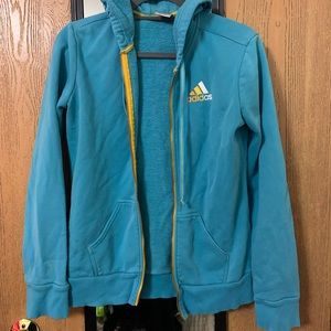 BLUE RETRO ADIDAS HOODIE